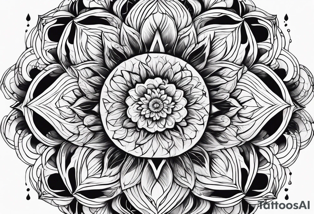 Fractals nature tattoo idea