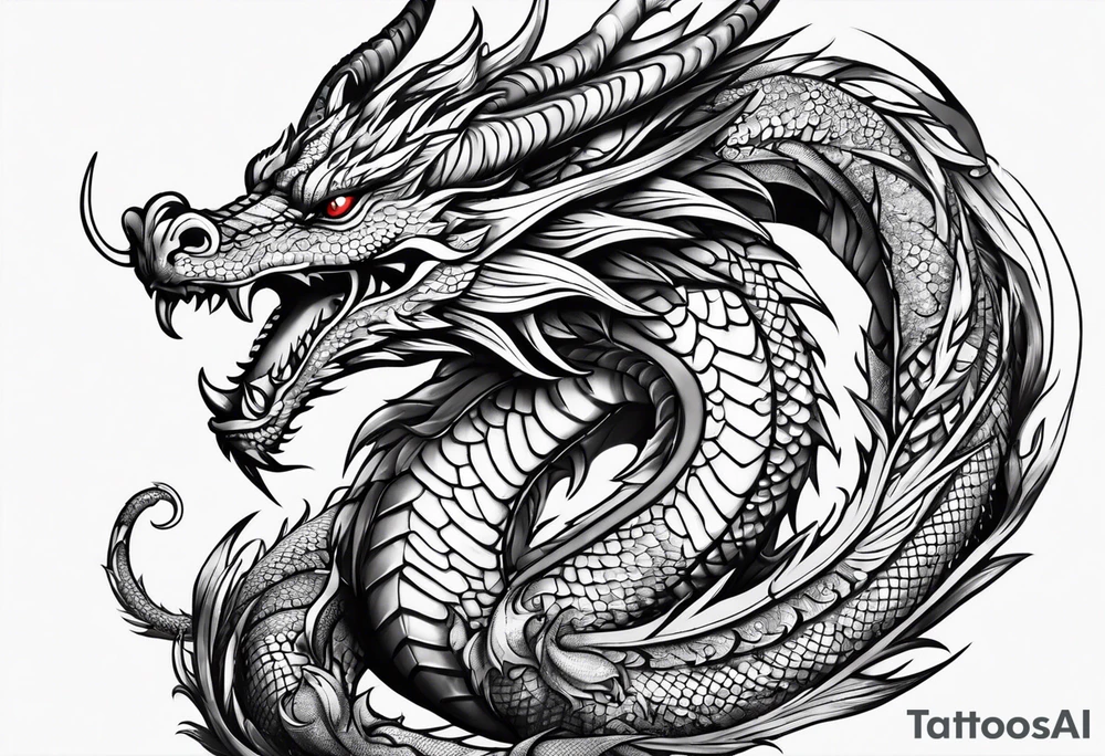 Dragon tattoo idea