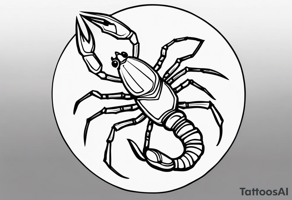 small Julia scorpion tattoo idea