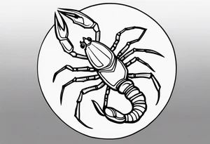 small Julia scorpion tattoo idea
