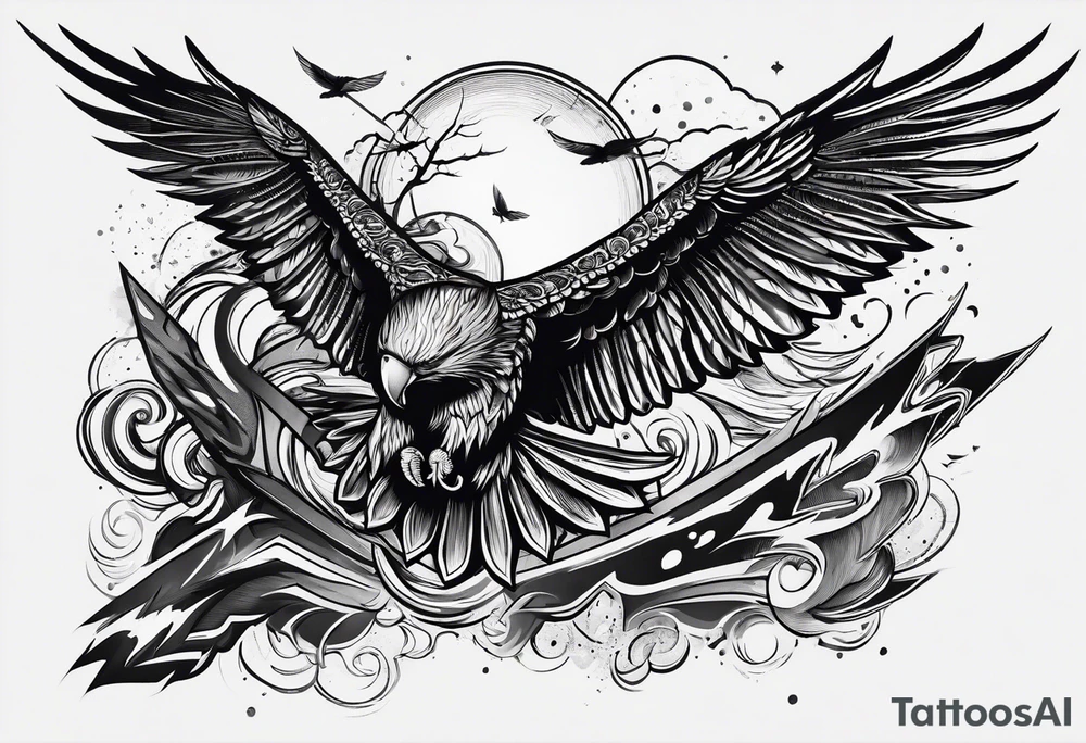 air strike tattoo idea