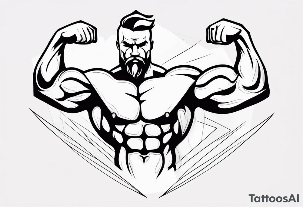 Bodybuilding tattoo idea