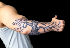 Tree covering entire arm/hand tattoo idea