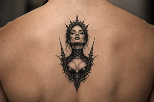 Sexy feminine dominate woman tattoo tattoo idea
