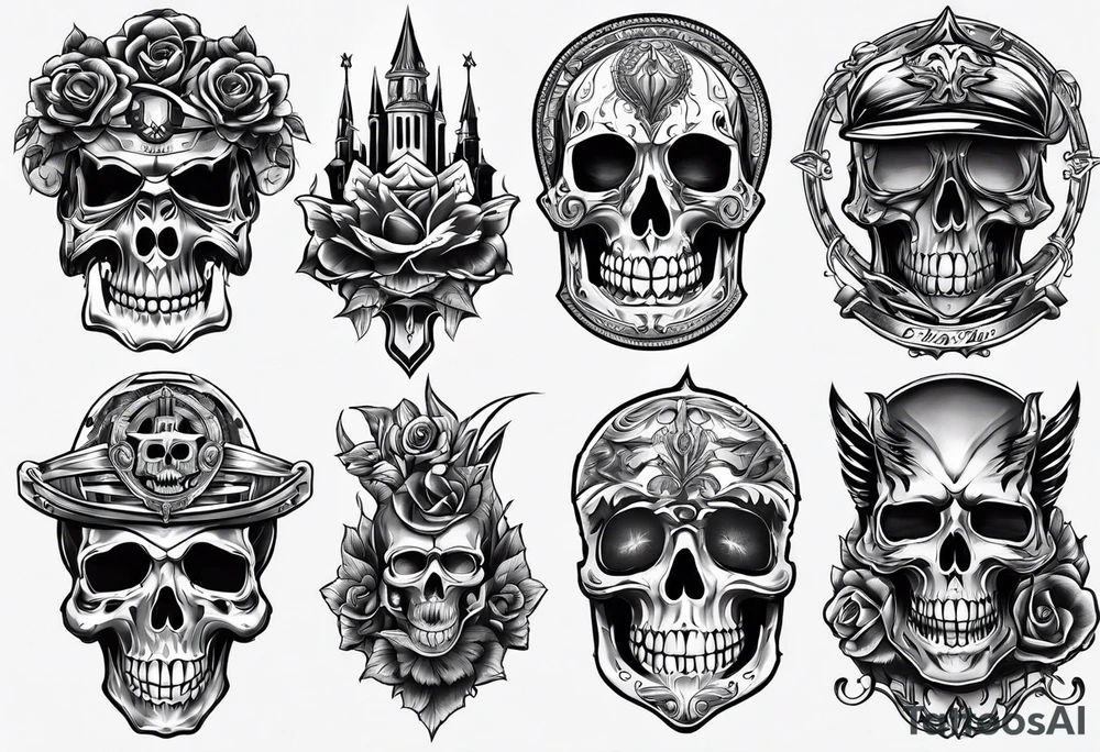 Wrld with 999 and death race for love tattoo idea