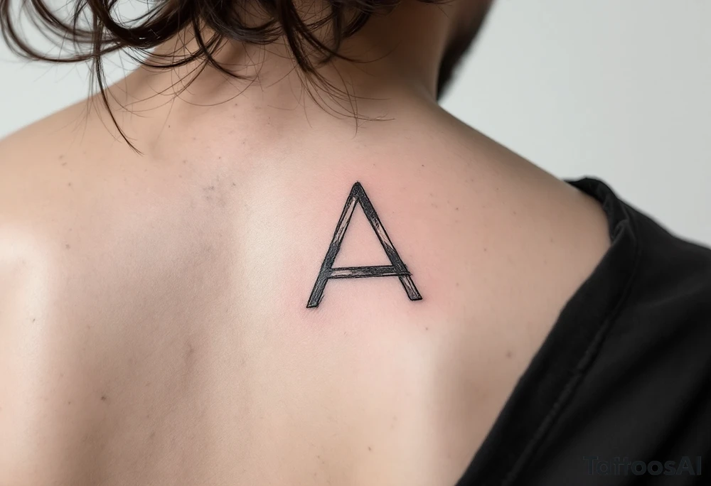 A tattoo that gives off fashion, and streetwear with inspiration from Virgil Abloh tattoo idea