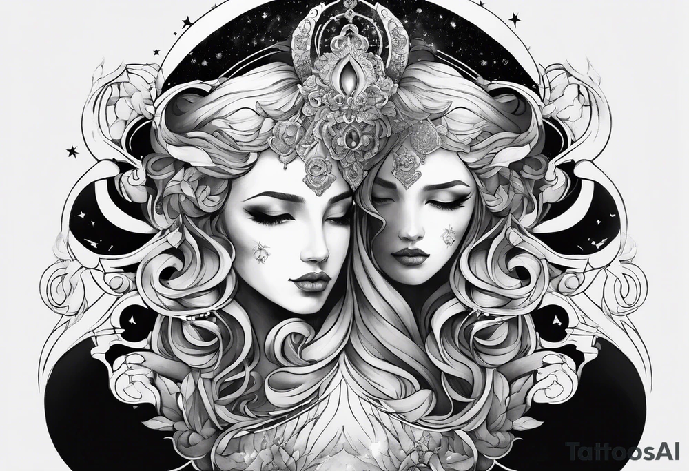 gemini tattoo idea