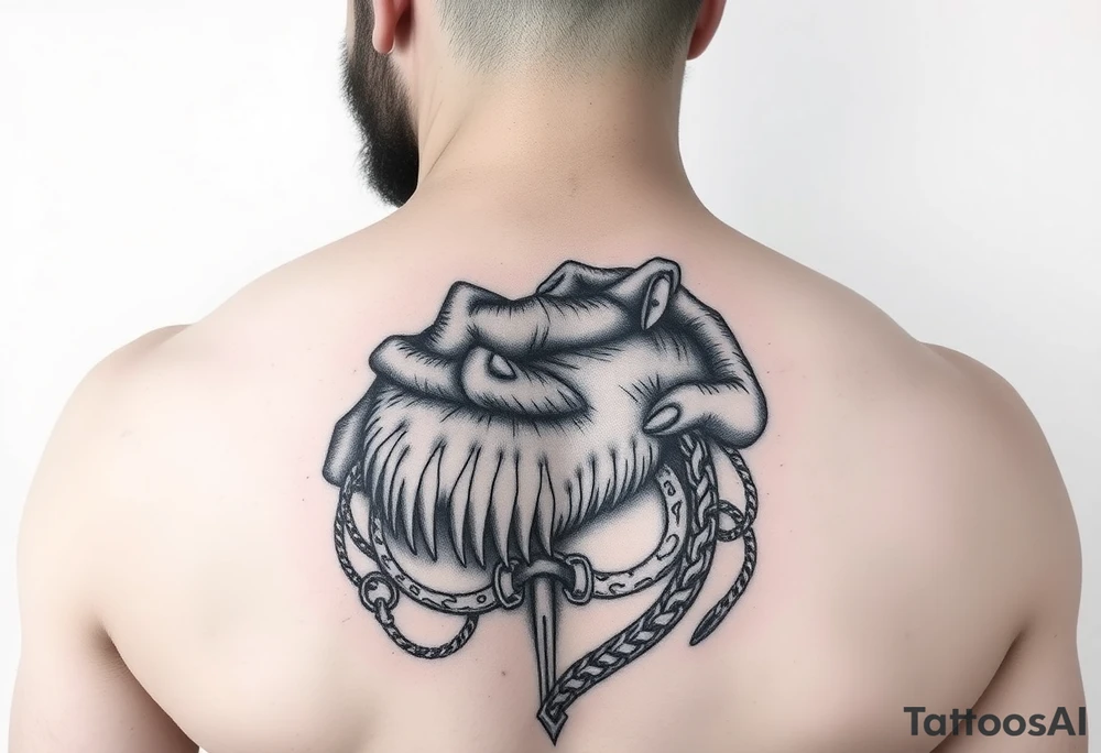 father time tattoo idea