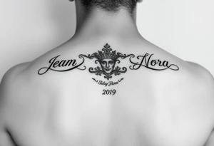 Meaning of names Jean God is gracious born on February 26 1971 mother , Sara Princess born on January 28 1999 oldest daughter, Nora honor and light born on August 14 2000 youngest daughter tattoo idea