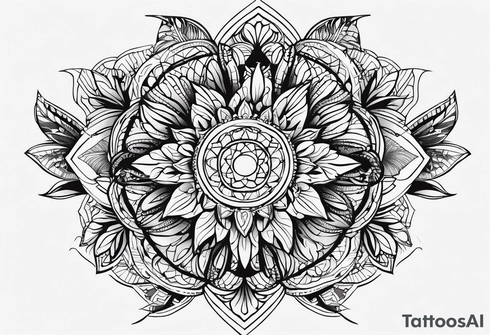 Грудная клетка с сердцем tattoo idea