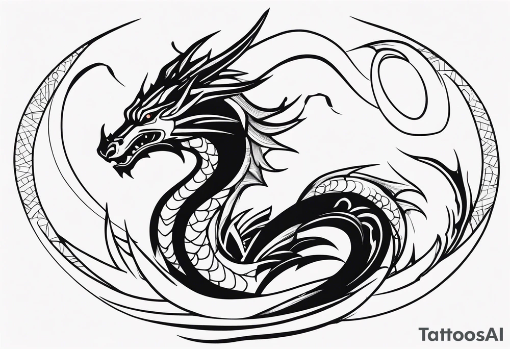 dragon tattoo idea