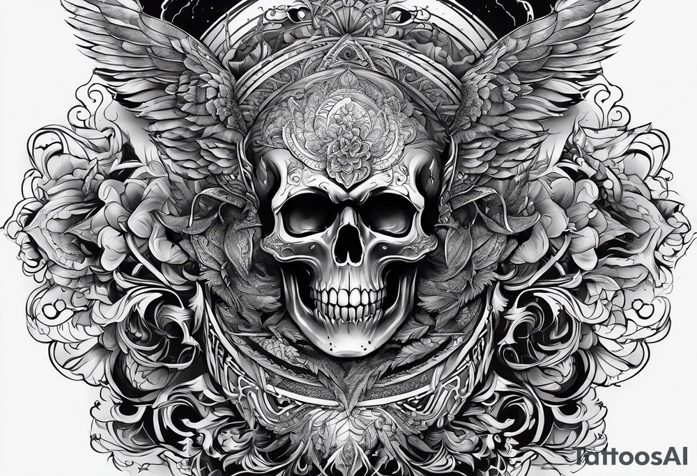 mist death tattoo idea
