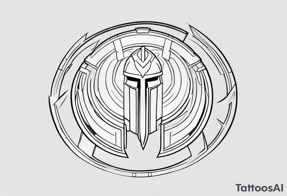 Ancient spartan symbol tattoo tattoo idea
