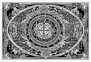 viking runes tattoo idea