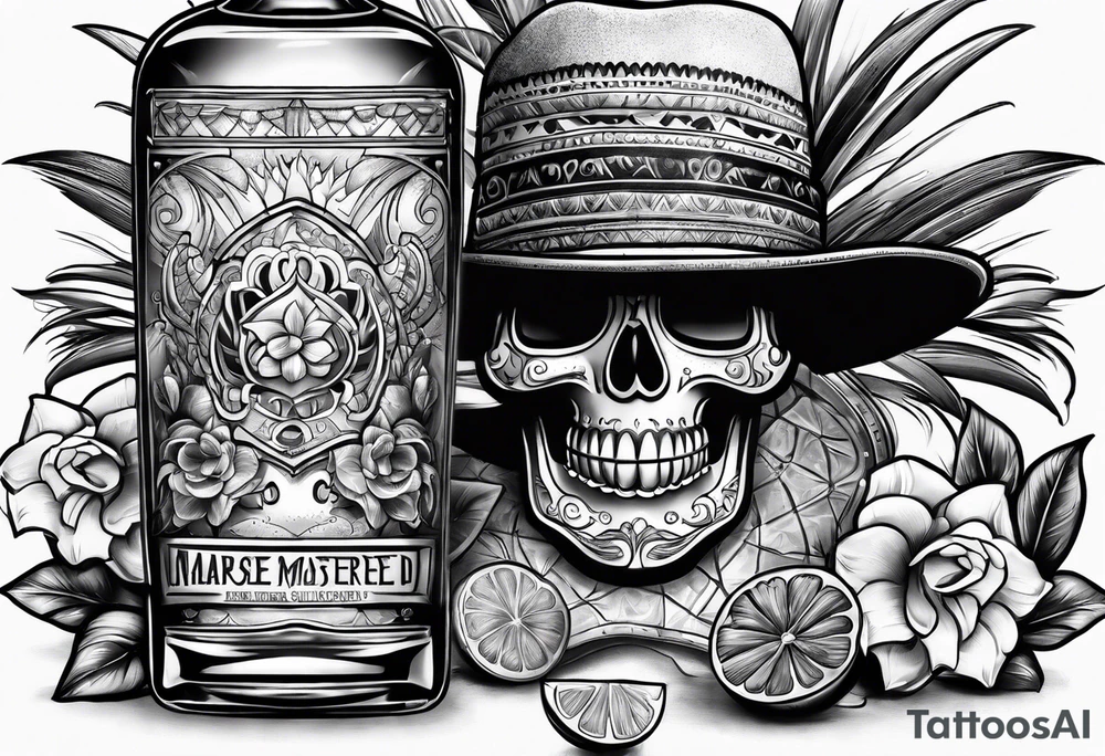 Tequila connoisseur tattoo idea