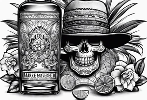 Tequila connoisseur tattoo idea