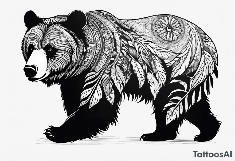 A bear tattoo idea
