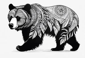 A bear tattoo idea