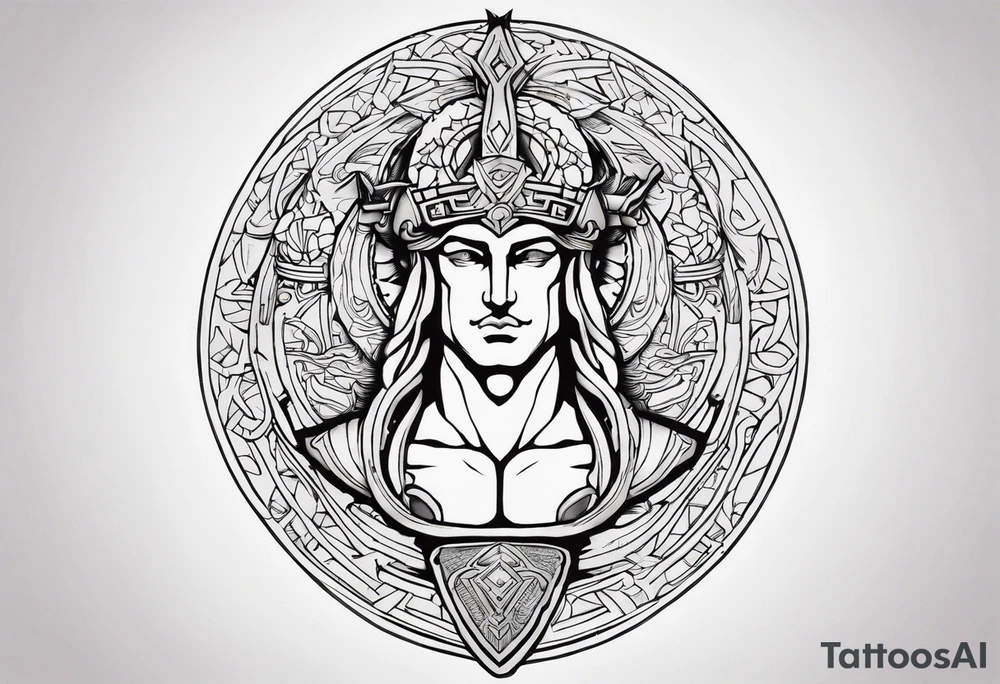 God 
Hermes tattoo tattoo idea