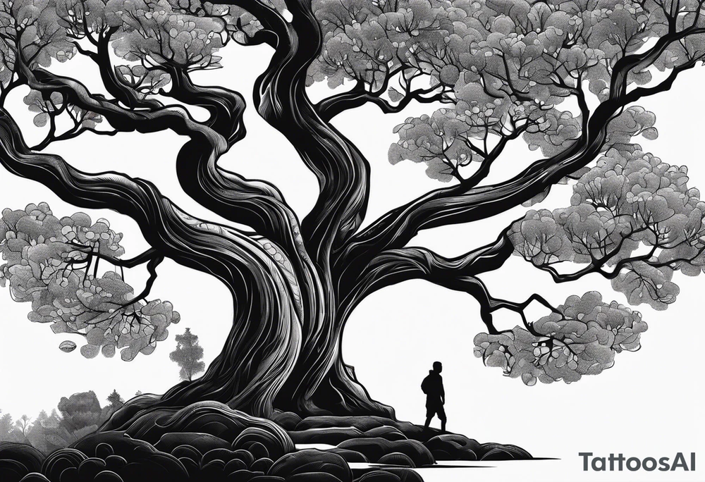 Homg Kong semester abroad at CityU and some trees and the number 6 carved in one tree tattoo idea