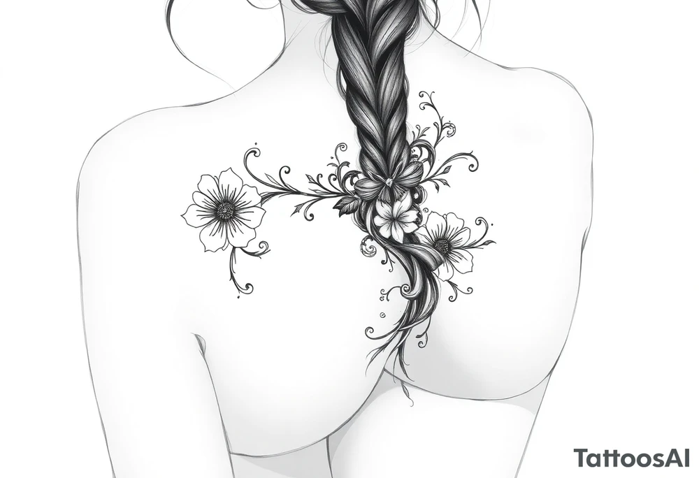 powerful anime thigh tattoo tattoo idea