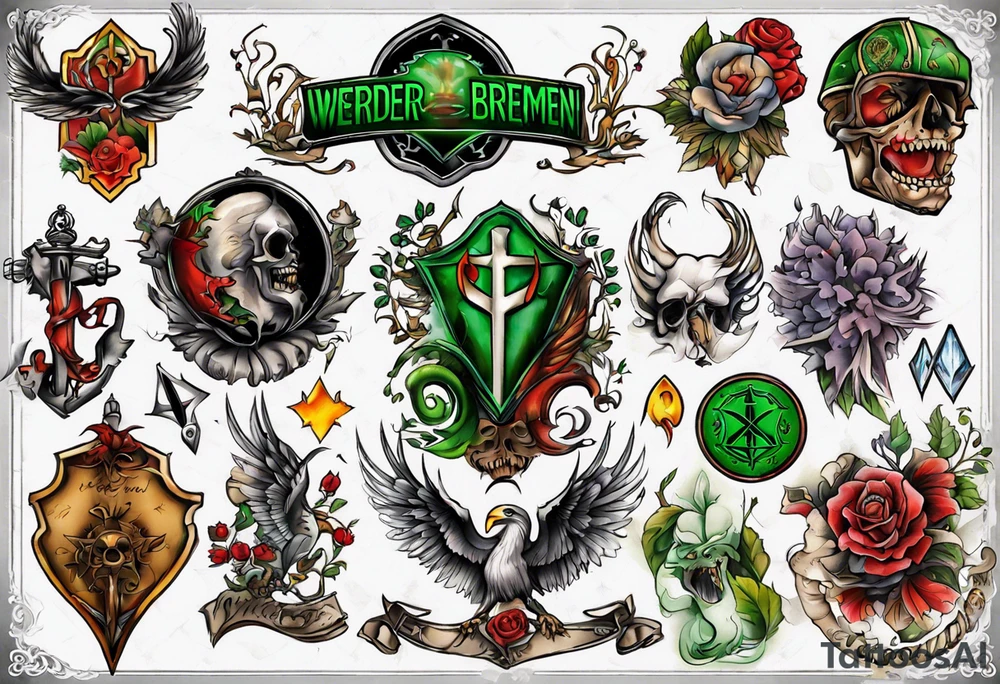 werder bremen tattoo idea
