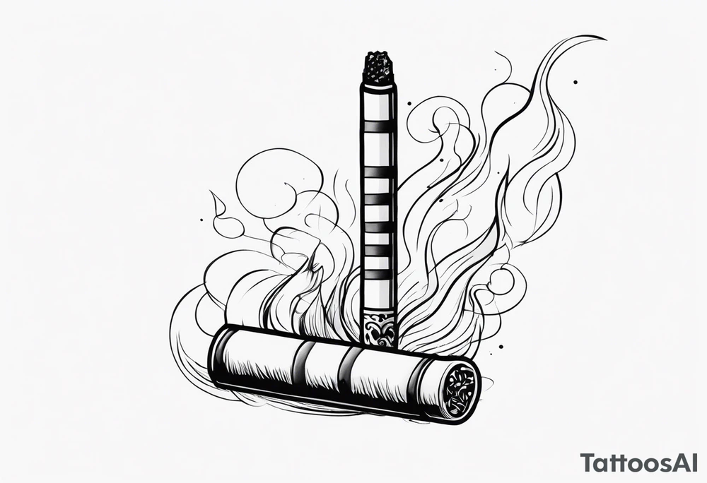 cigarettes tattoo idea