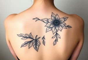 Powerful and feminine tattoo that symbolizes strength, courage, compassion, and love through the beauty of tears, nature, and joy tattoo idea