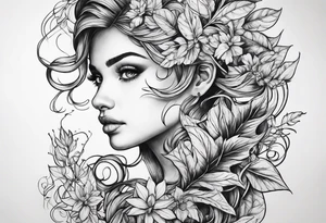 Vine work tattoo idea