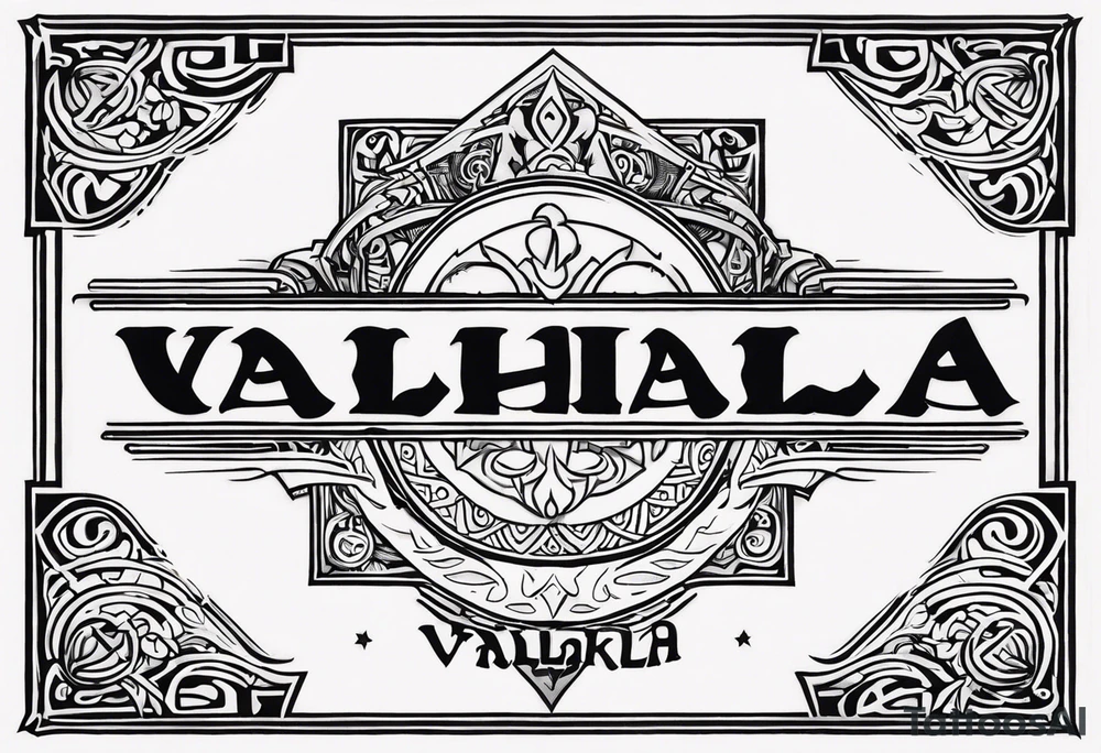 Valhalla tattoo idea
