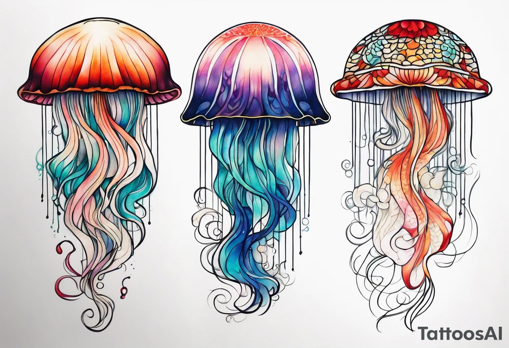 Jellyfish tattoo idea