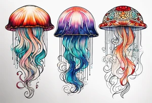 Jellyfish tattoo idea