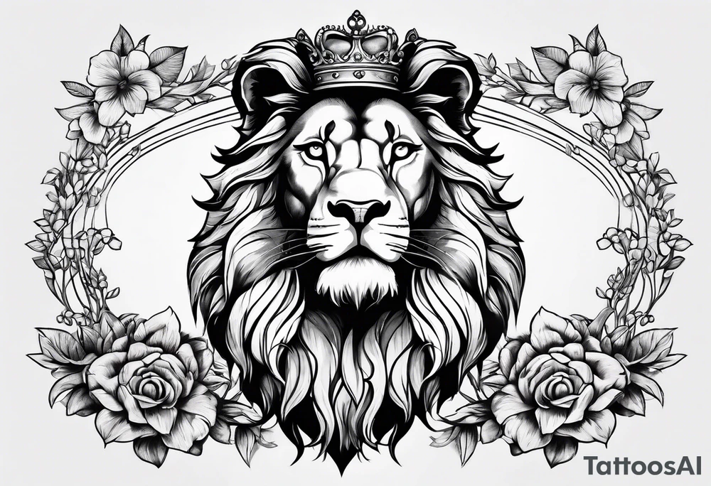 Lion, Florence
, Crown tattoo idea