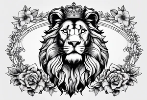 Lion, Florence
, Crown tattoo idea