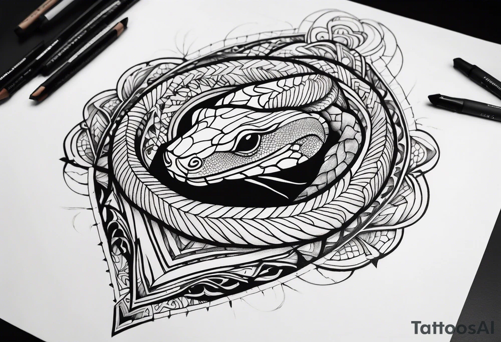 Copperhead tattoo idea