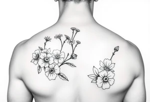 Garden, love, loyalty, honesty tattoo idea