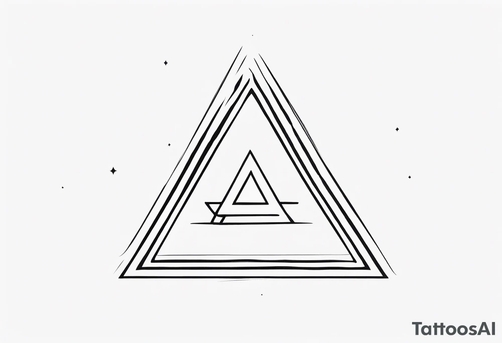 free masonry symbol , rectangle tattoo idea