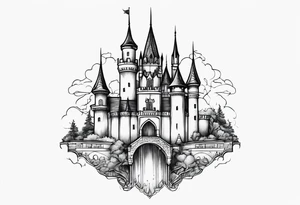 castle tattoo idea