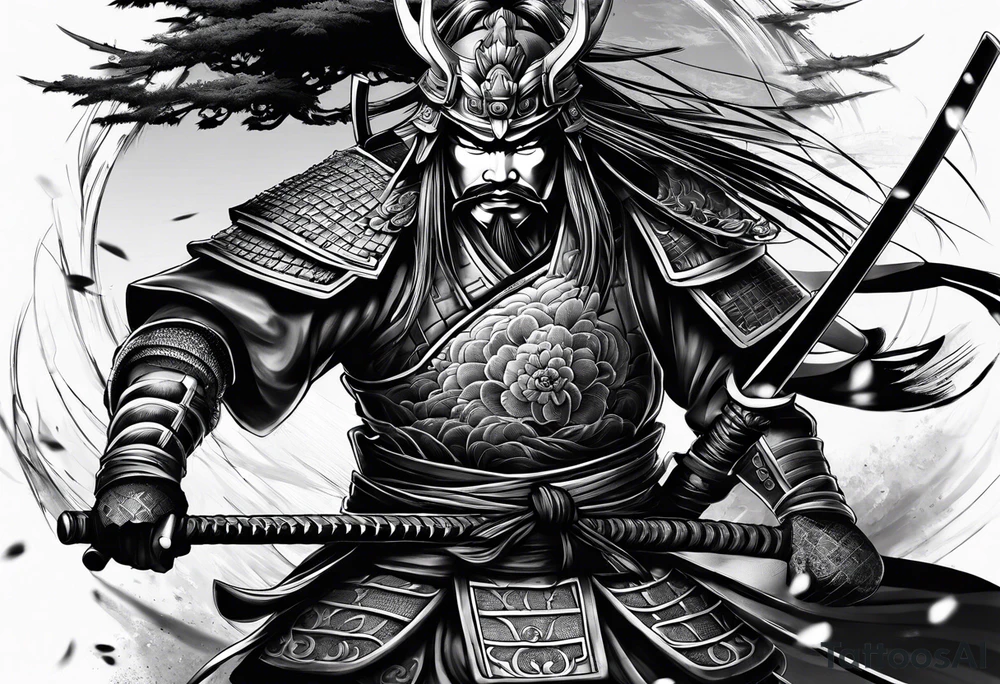 Samurai tattoo idea