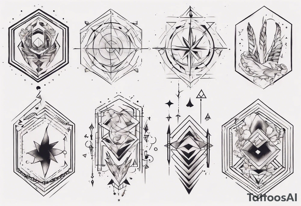 Friendship graph tattoo idea
