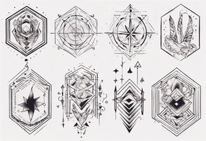 Friendship graph tattoo idea