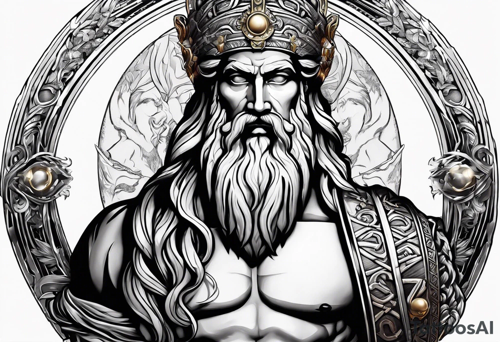mitologia grecka zeus i pioruny tattoo idea