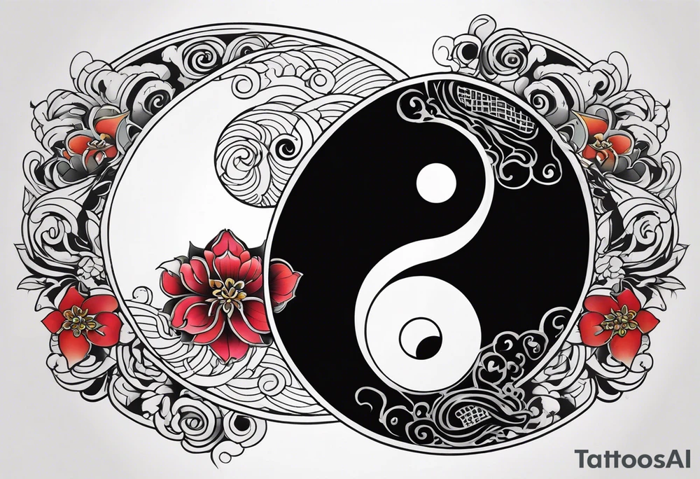 Yin Yang tattoo idea