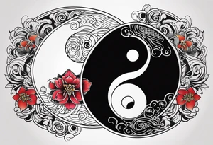 Yin Yang tattoo idea