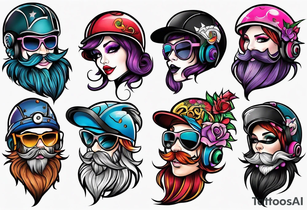 Roller derby tattoo idea