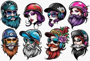 Roller derby tattoo idea