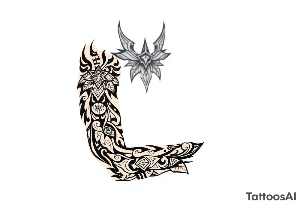 shaman mystical tattoo idea