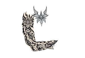 shaman mystical tattoo idea