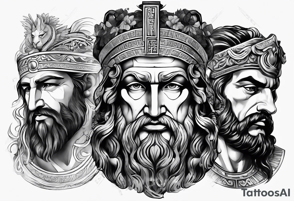 gods Greek for hand tattoo idea
