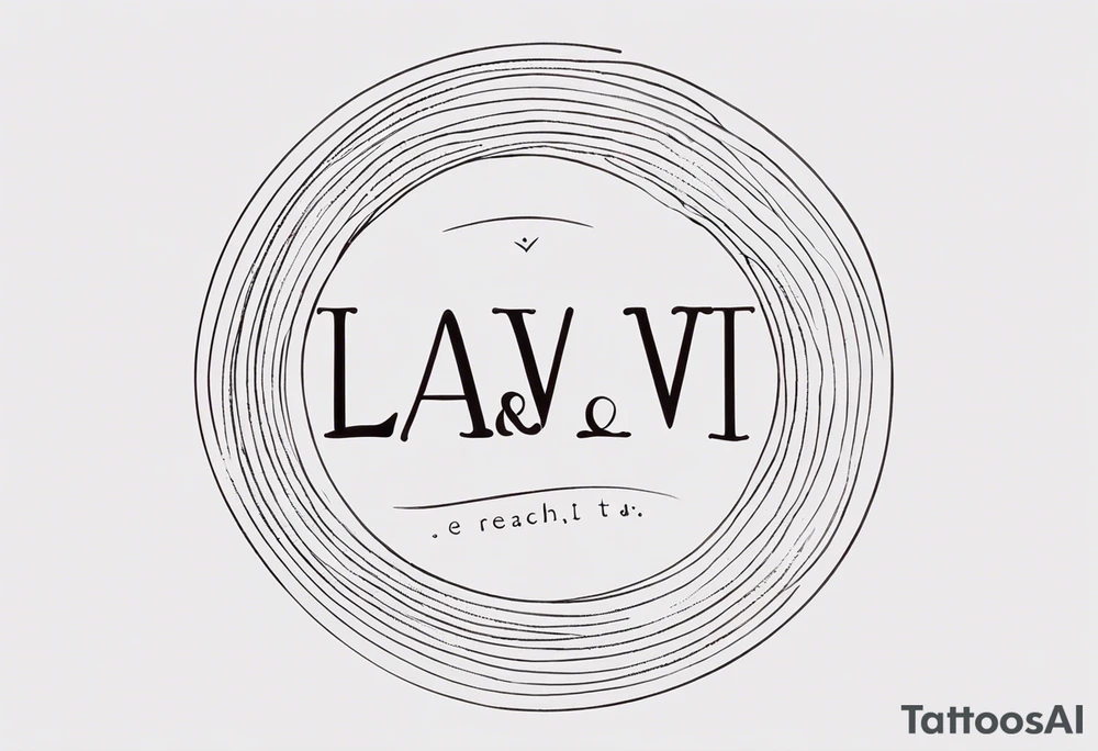 circle with written quote: "L a v i t a  è  c i ò  c h e  t i  a c c a d e  m e n t r e  s e i  i m p e g n a t o  a  f a r e  a l t r i  p r o g e t t i." tattoo idea